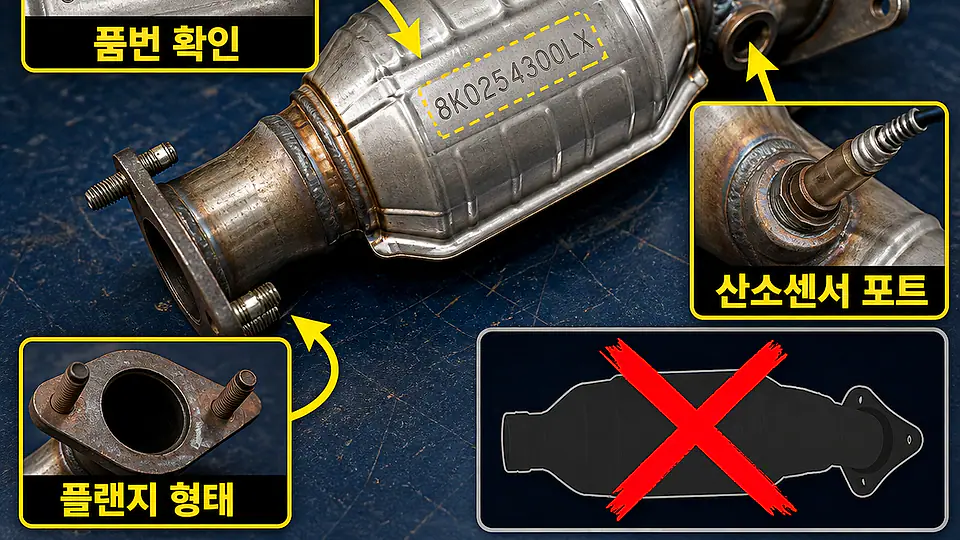 촉매 뱅크1 뱅크2 구분 핵심 대상