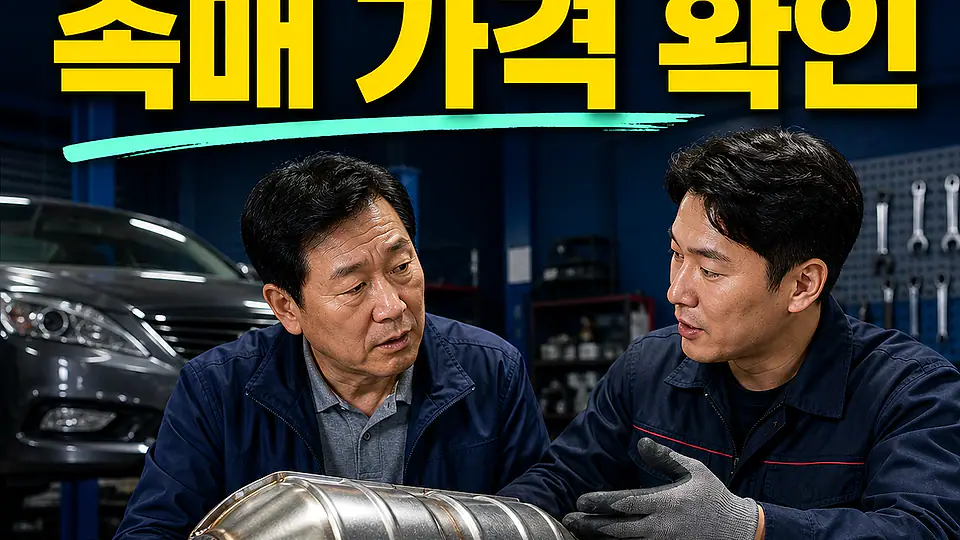 보령 그랜저 TG 촉매 가격 대조 포인트