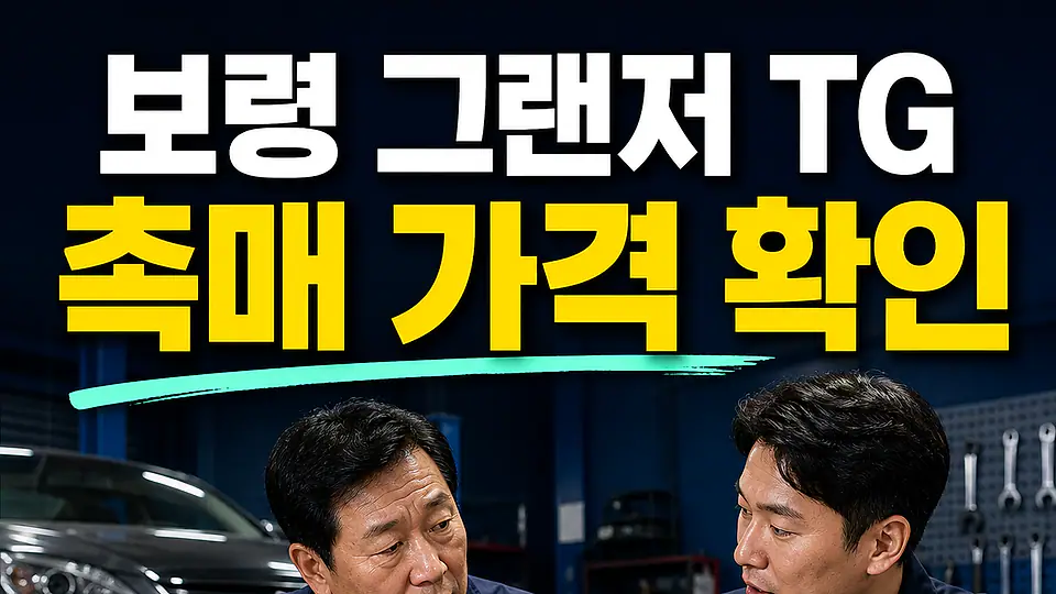 보령 그랜저 TG 촉매 가격 다음 행동