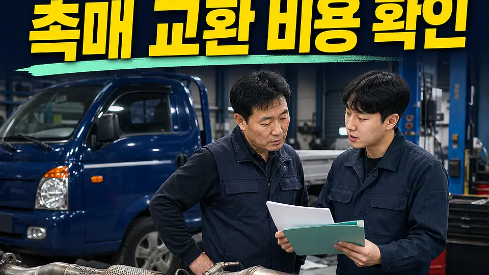 부여 포터2 촉매 교환 비용 대조 포인트