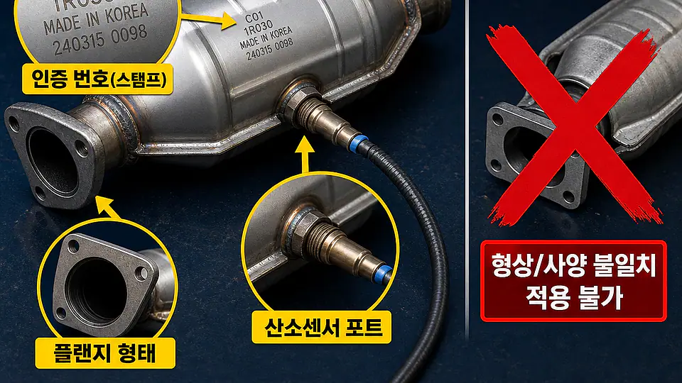 자동차 촉매 인증자료 확인 핵심 대상