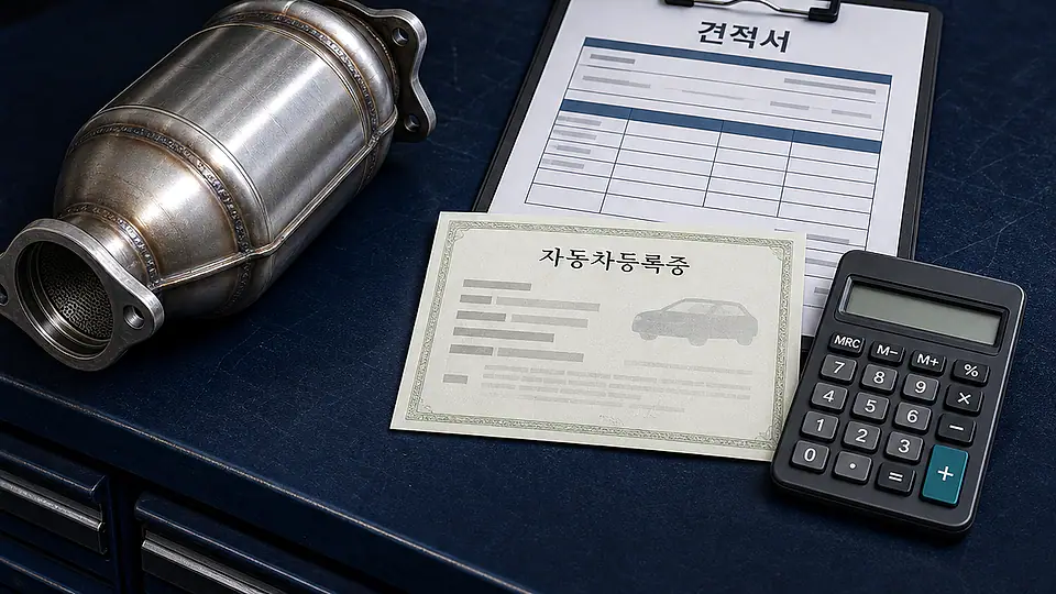 자동차 촉매 교체 비용 핵심 대상