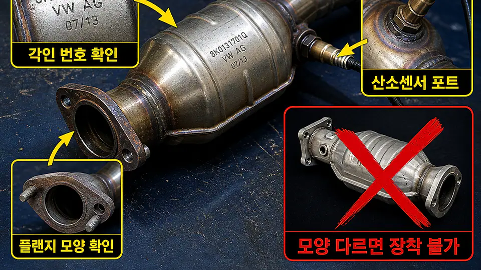 차대번호로 촉매 확인 핵심 대상