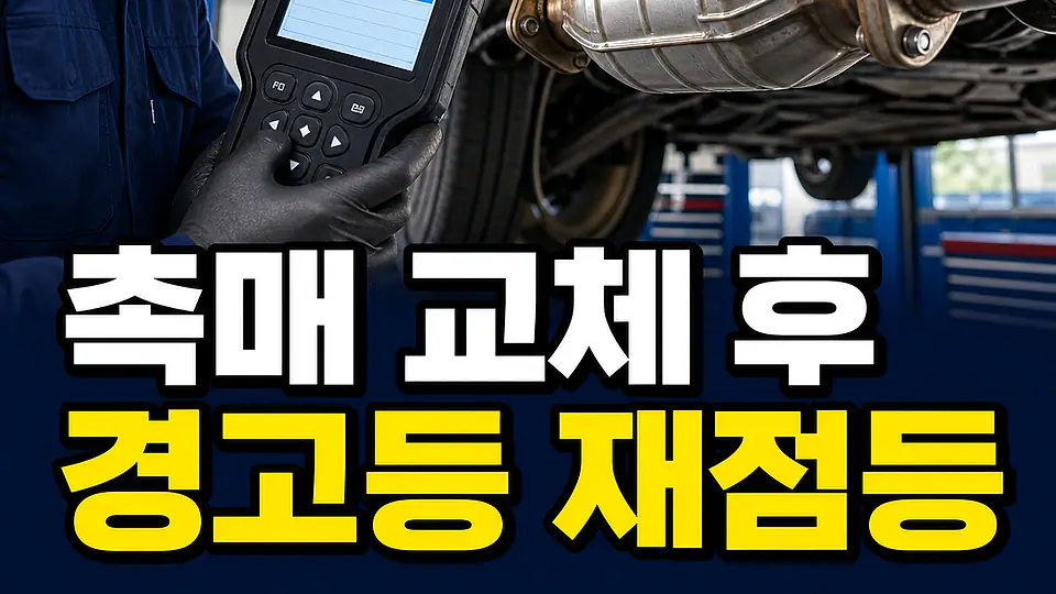 촉매 교체 후 경고등 핵심 대상