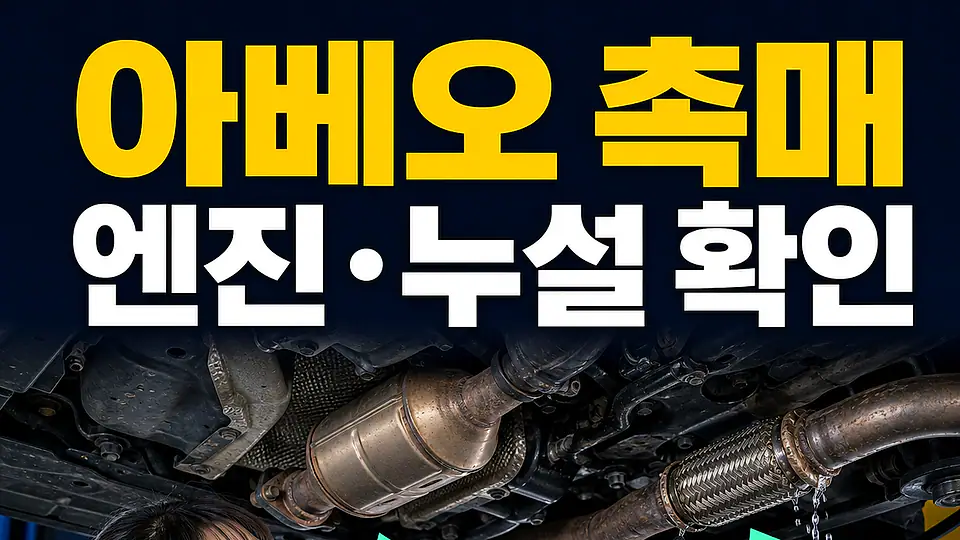 아베오 촉매 교체 비용 다음 행동
