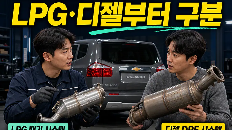 올란도 DPF 교체 비용 대조 포인트