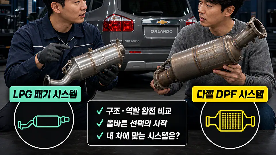 올란도 DPF 교체 비용 핵심 대상