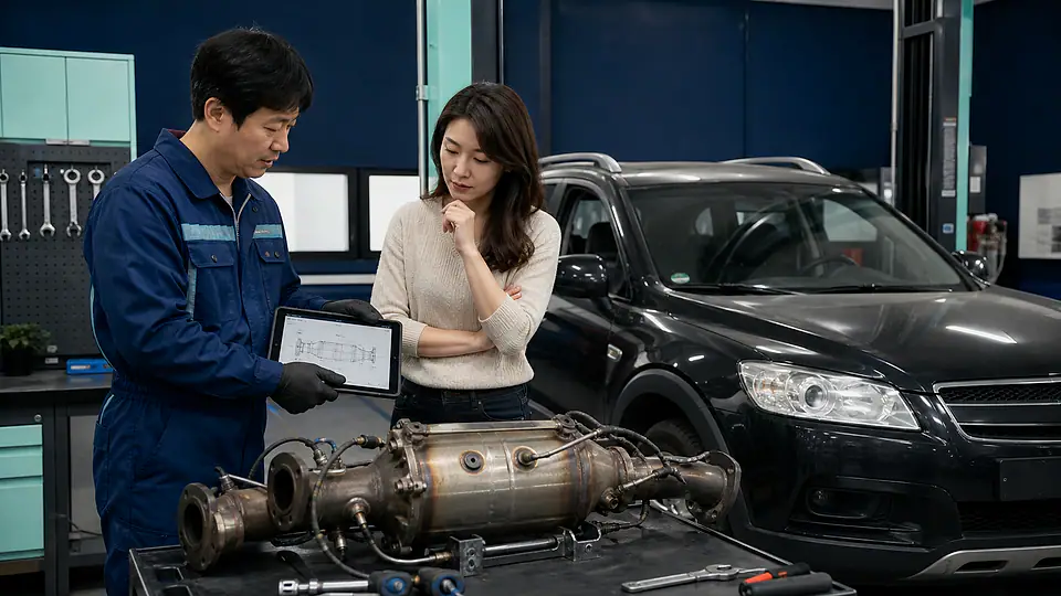 윈스톰 DPF 교체 비용 상담 준비