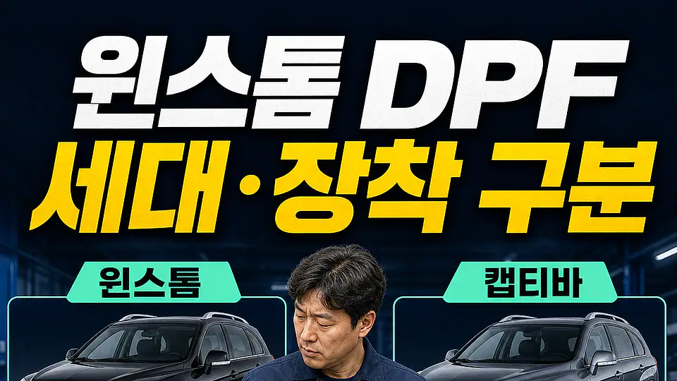 윈스톰 DPF 교체 비용 다음 행동