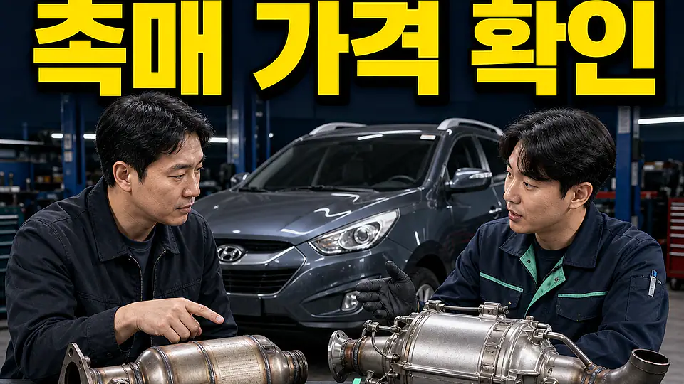 춘천 투싼 ix 촉매 가격 대조 포인트