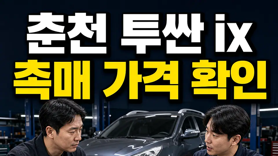춘천 투싼 ix 촉매 가격 다음 행동