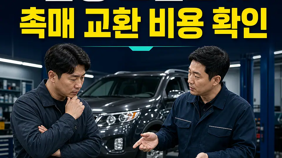 단양 쏘렌토 R 촉매 교환 비용 대조 포인트