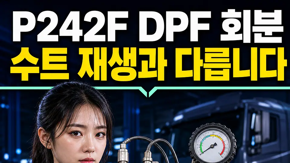 P242F DPF 회분 축적 다음 행동