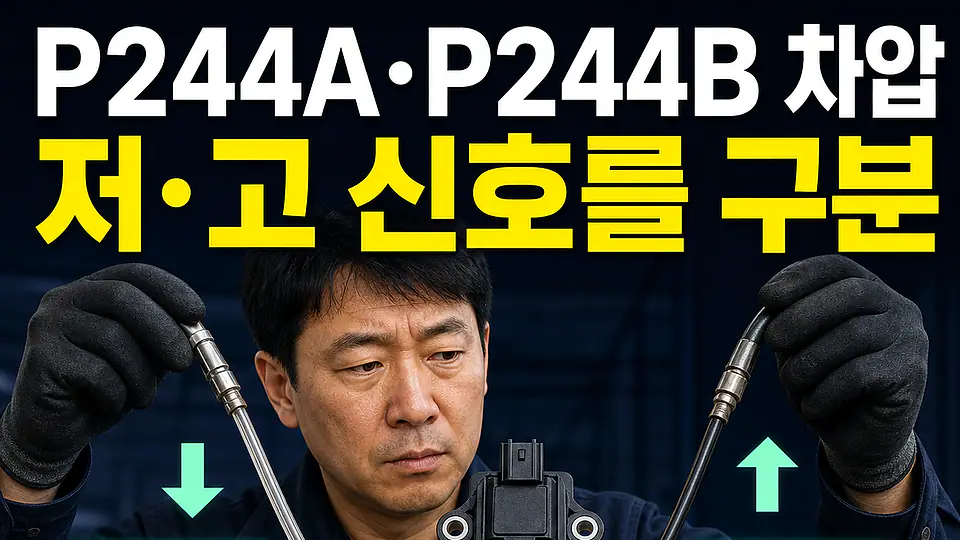 P244A P244B DPF 차압 다음 행동