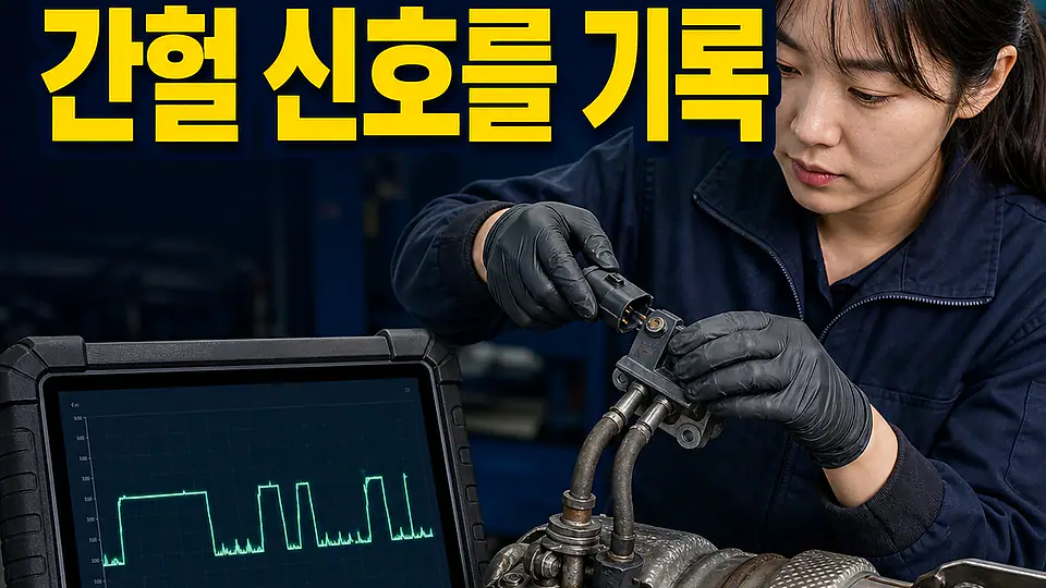P2456 DPF 차압센서 대조 포인트