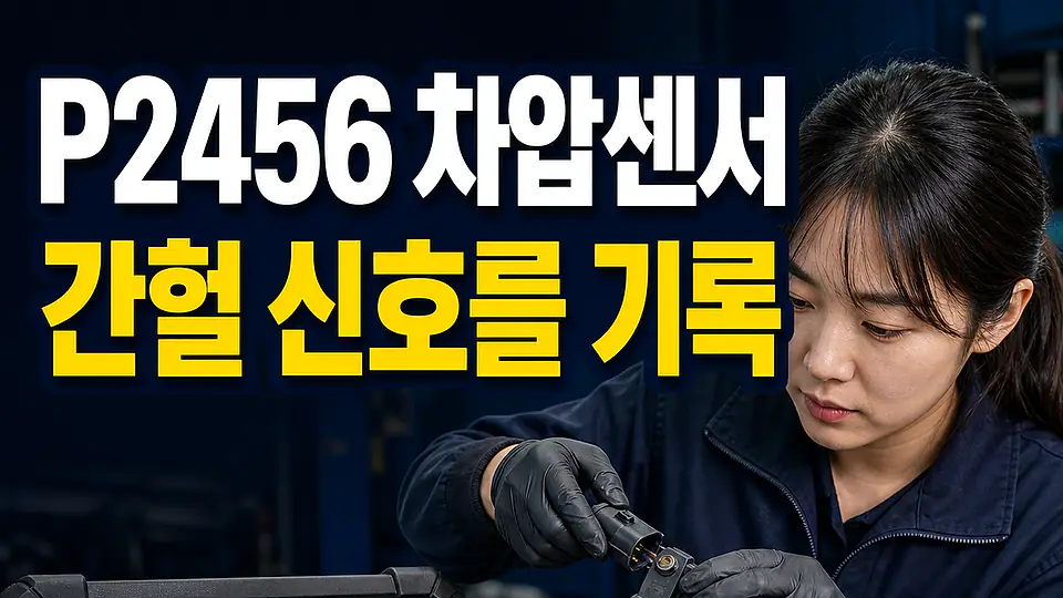 P2456 DPF 차압센서 다음 행동