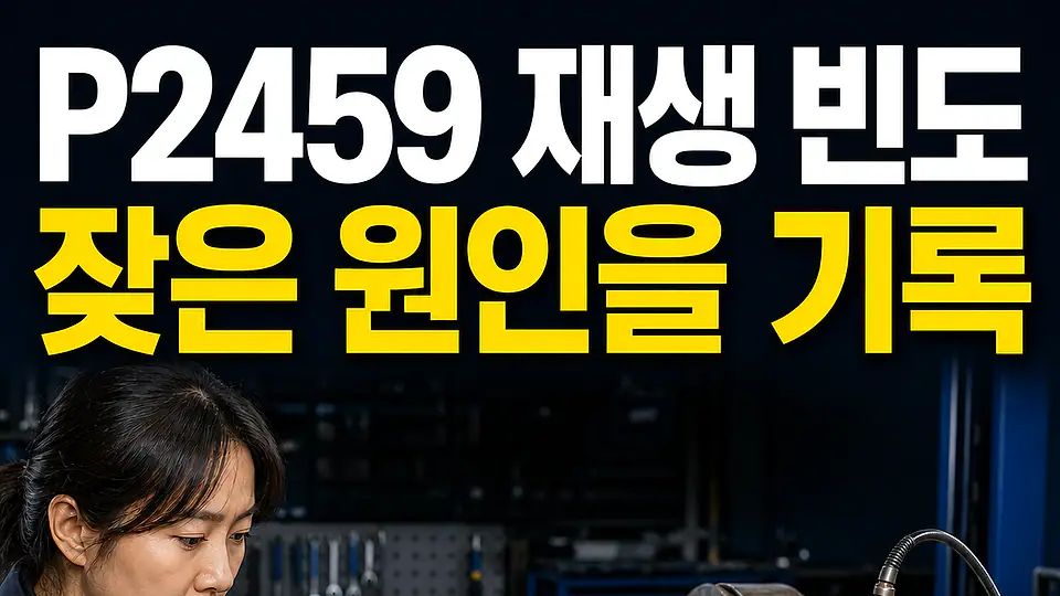 P2459 DPF 재생 빈도 다음 행동