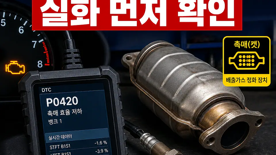 배출가스 HC 초과 불합격 대조 포인트