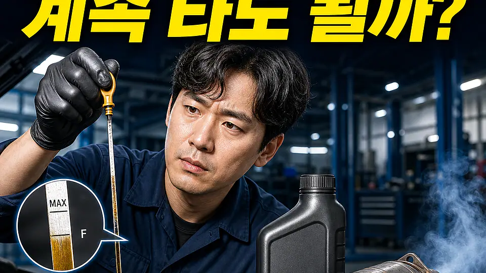엔진오일 과다 주입 촉매 대조 포인트