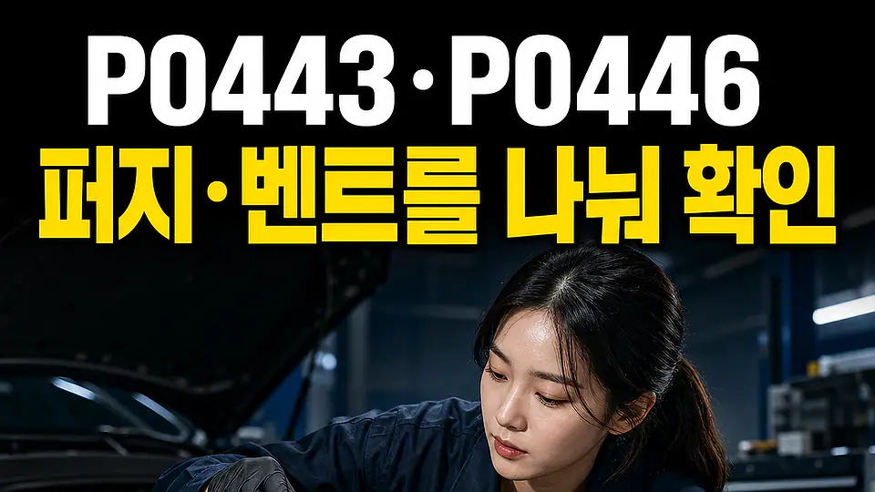 P0443 P0446 다음 행동