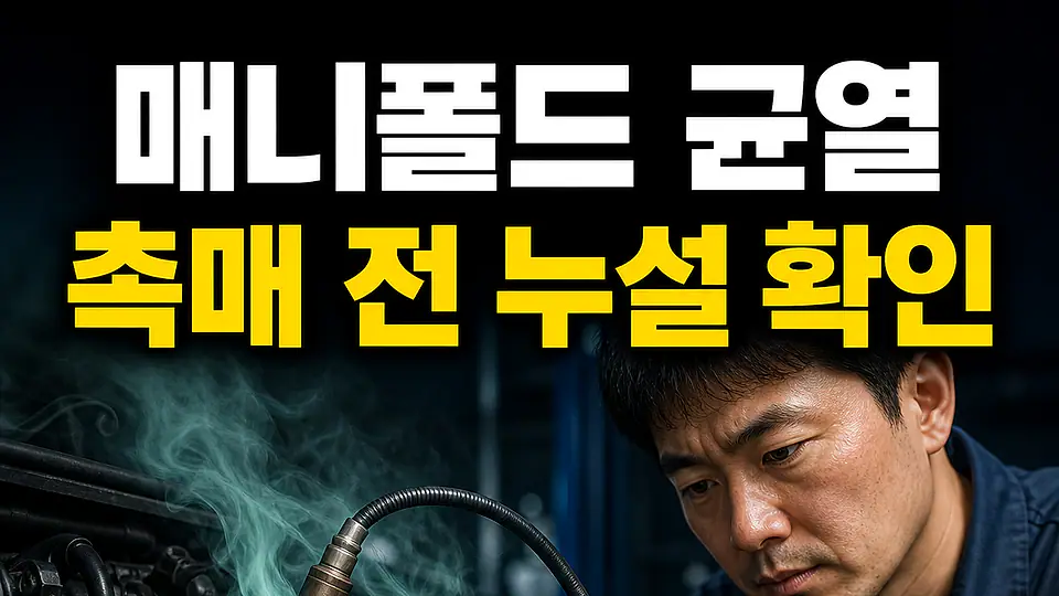 배기 매니폴드 균열 다음 행동