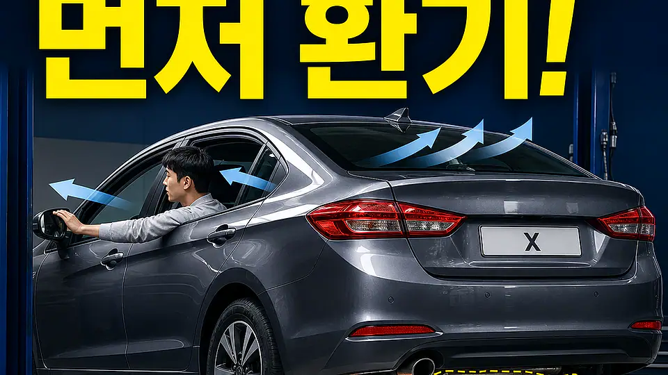 차 안 배기 냄새 대조 포인트