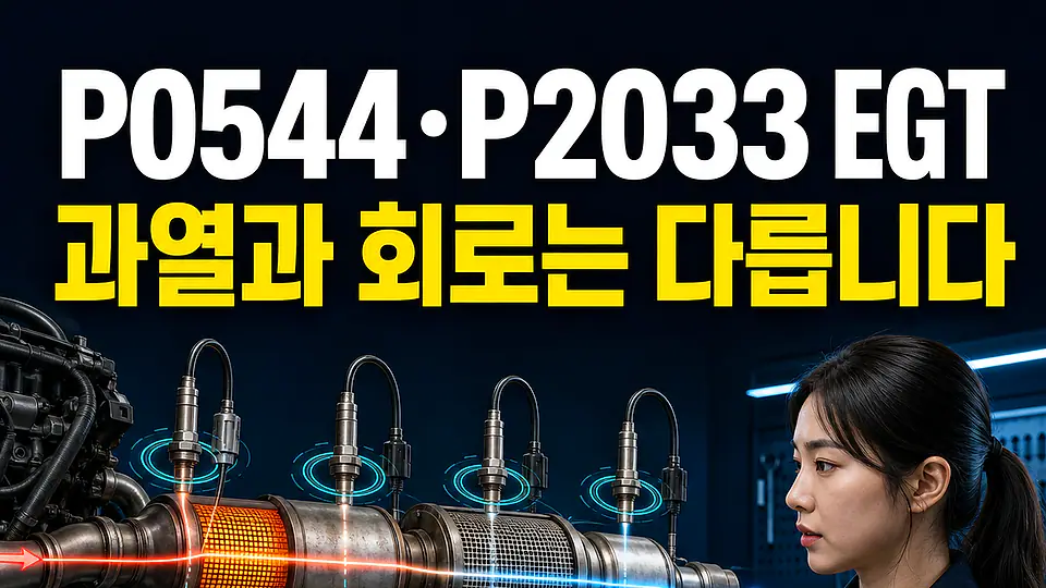 P0544 P2033 다음 행동