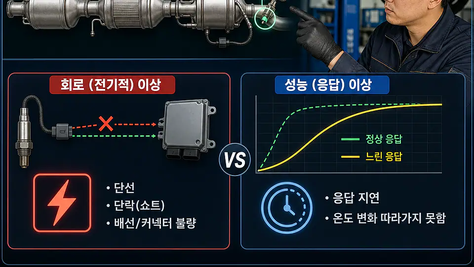 P242A P242B 배기온도센서 3 핵심 대상