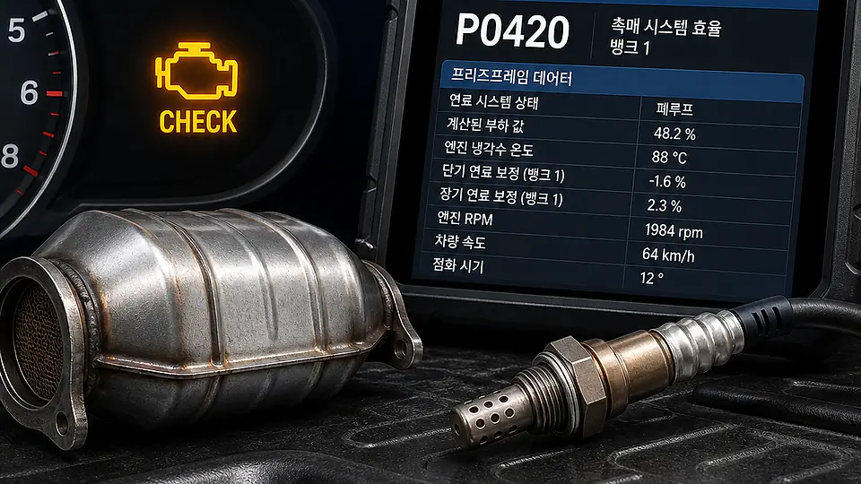 프리즈프레임과 촉매 경고등 핵심 대상