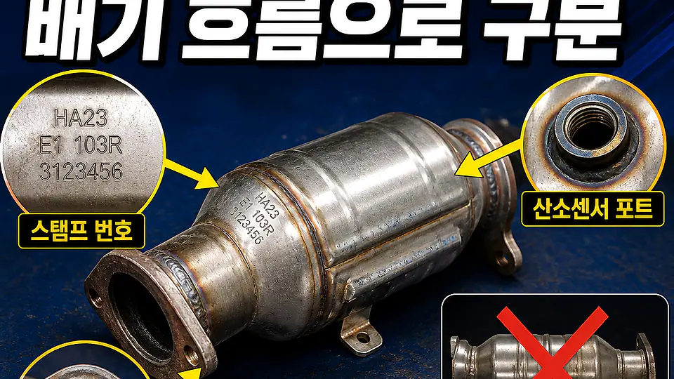 전촉매 후촉매 구분 대조 포인트
