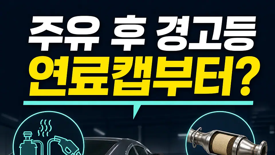 주유 후 엔진경고등 다음 행동