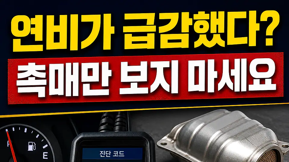 연비 급감과 촉매 이상 다음 행동