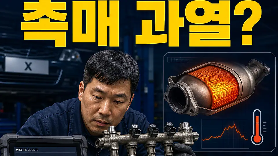 인젝터 누설 촉매 과열 대조 포인트
