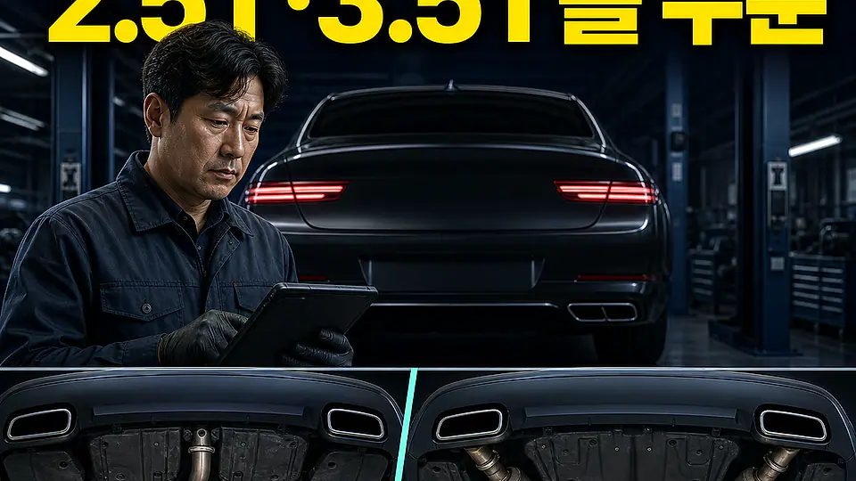 G80 RG3 촉매 경고등 대조 포인트