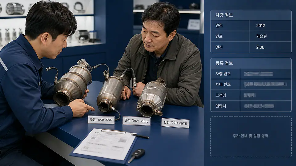 김포 촉매 가격 상담 준비
