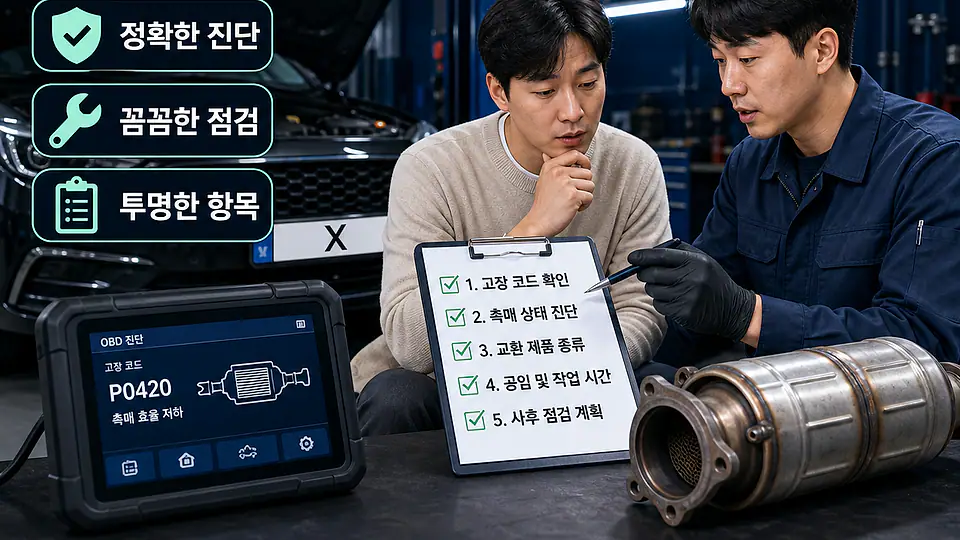 김포 촉매 교환 비용 핵심 대상