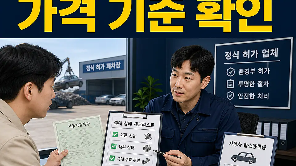 김포 폐차 촉매 가격 대조 포인트