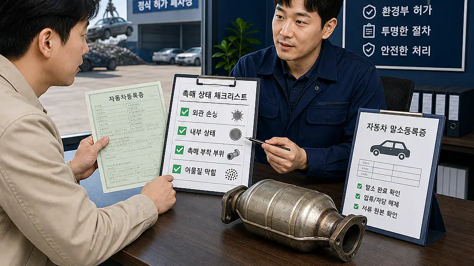 김포 폐차 촉매 가격 핵심 대상