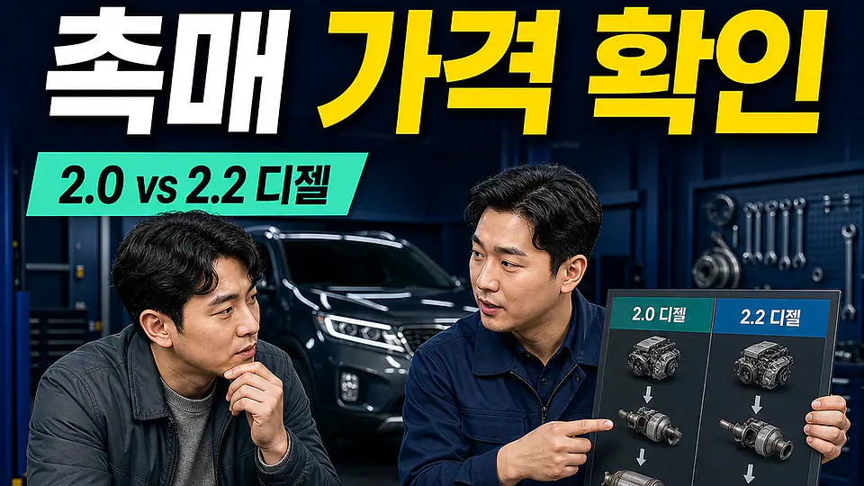 공주 쏘렌토 R 촉매 가격 대조 포인트