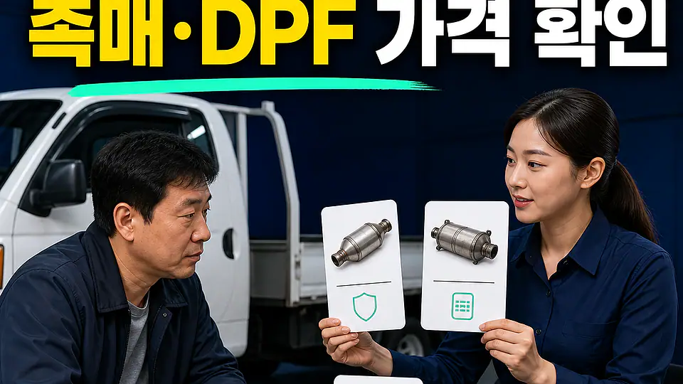 고양 포터2 디젤 촉매 가격 대조 포인트