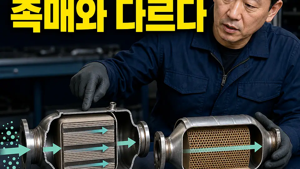 가솔린 미립자 필터 대조 포인트