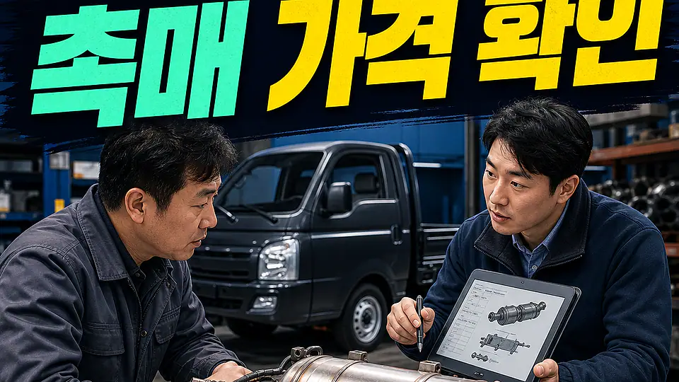 군산 포터2 촉매 가격 대조 포인트