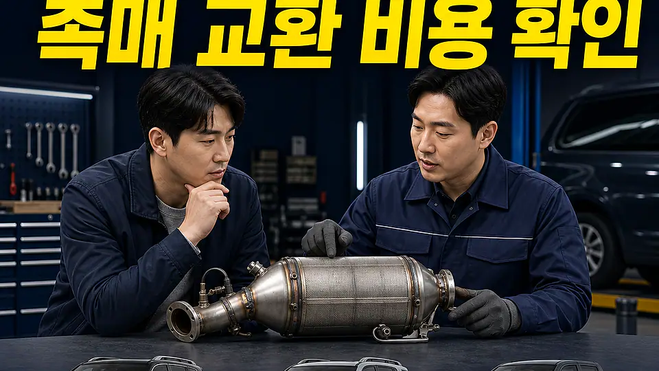 과천 렉스턴 W 촉매 교환 비용 대조 포인트