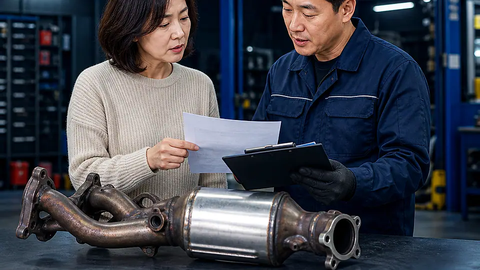 계룡 아반떼 MD 촉매 교체 비용 핵심 대상
