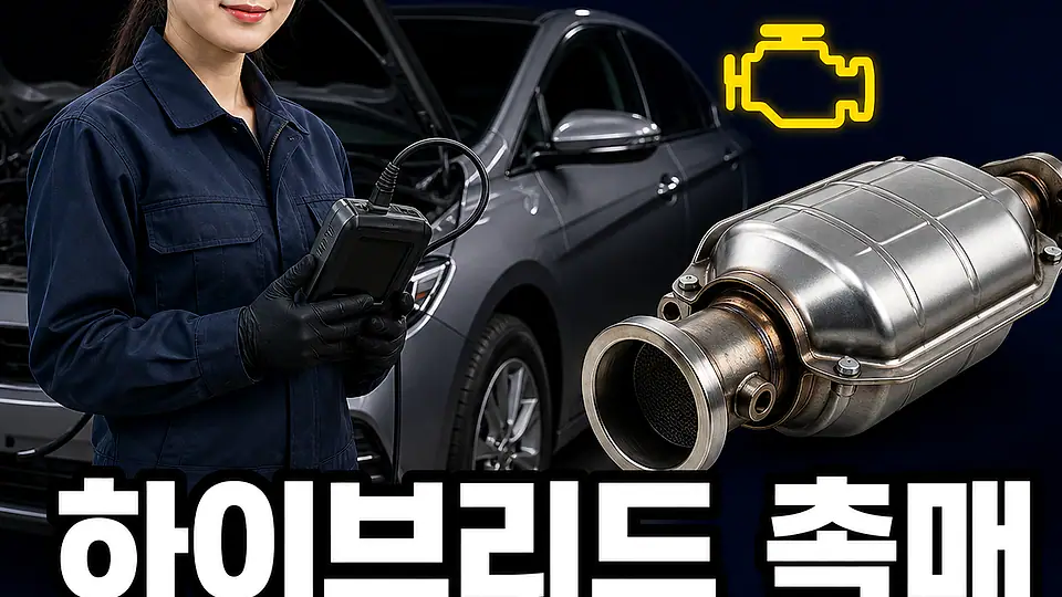 하이브리드 촉매 경고등 대조 포인트