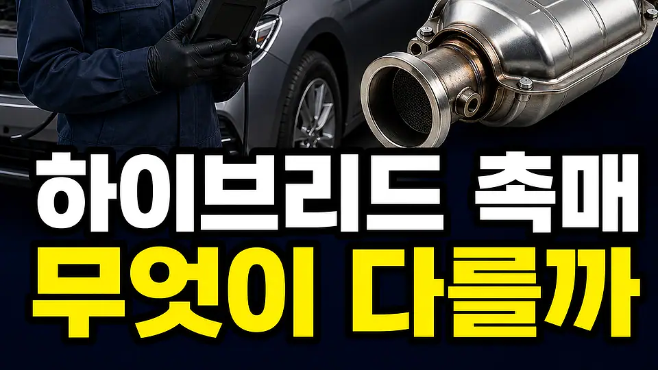 하이브리드 촉매 경고등 핵심 대상