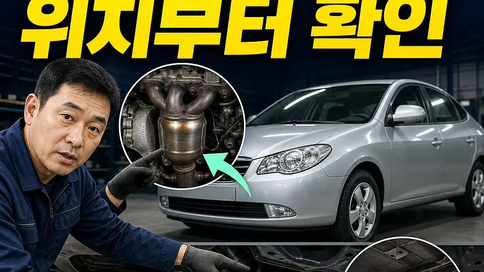 아반떼 HD 촉매 교체 비용 대조 포인트