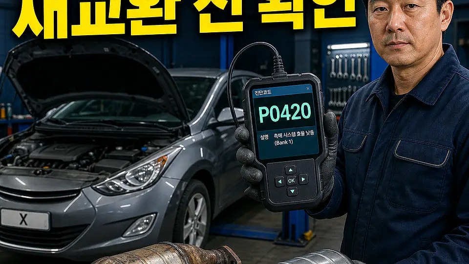 아반떼 MD 촉매 교체 비용 대조 포인트