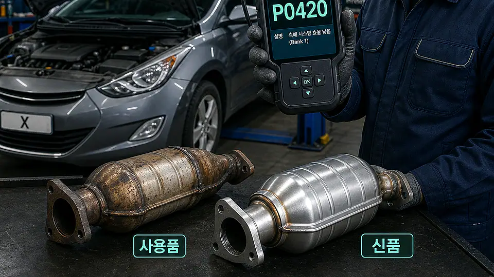 아반떼 MD 촉매 교체 비용 핵심 대상
