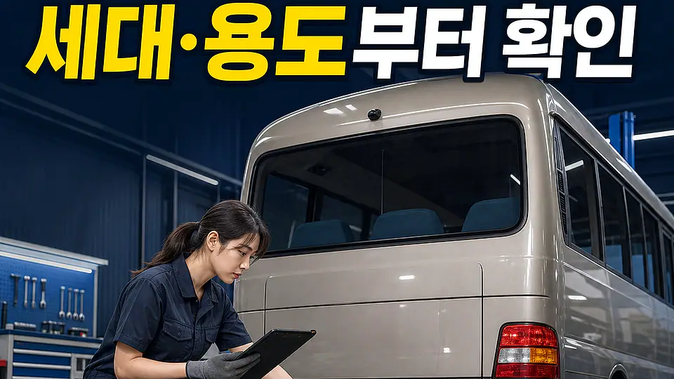 카운티 CS DPF 경고등 대조 포인트